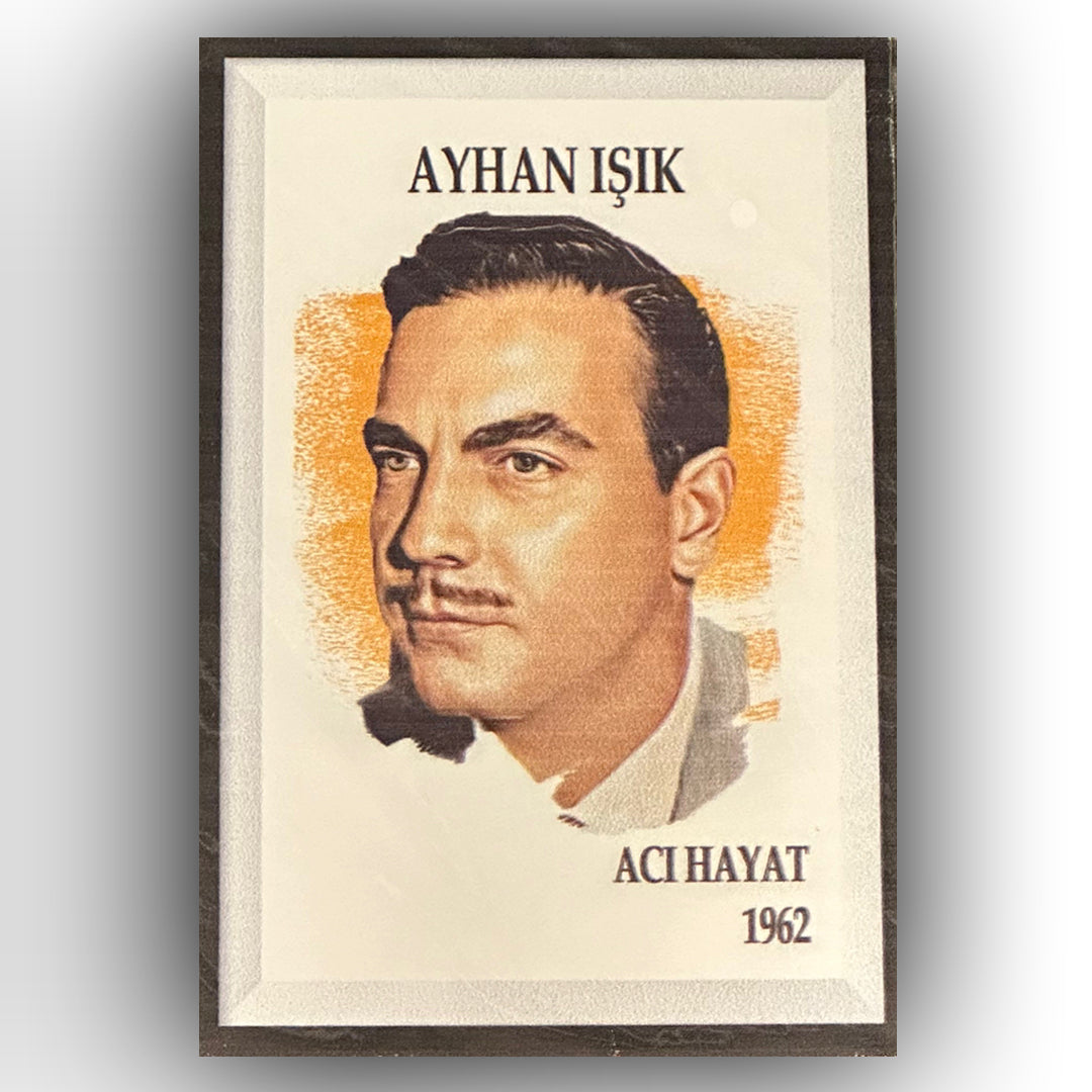 Ayhan Işık Retro Ahsap Poster