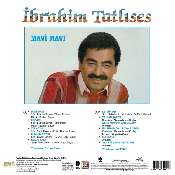 İbrahim Tatlıses - Mavi Mavi Plak (rekor)