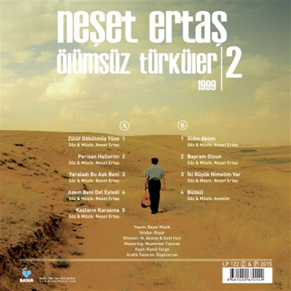 Neset Ertas - Ölümsüz Türküler 2 Plak ( Schallplatte )