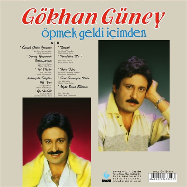 Gökhan Güney - Öpmek Geldi Icimden Plak ( Schallplatte )