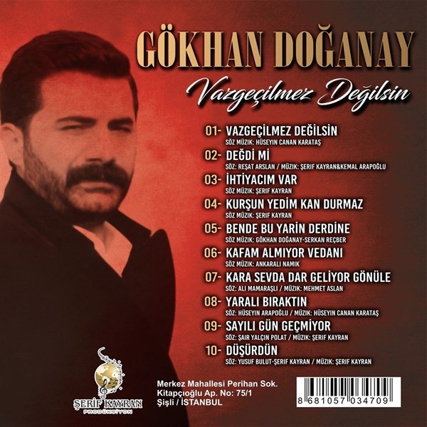 Gökhan Doğanay - Vazgeçilmez Değilsin (CD)