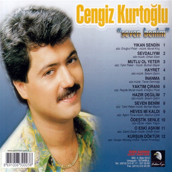 Cengiz Kurtoğlu - Seven Benim (CD)