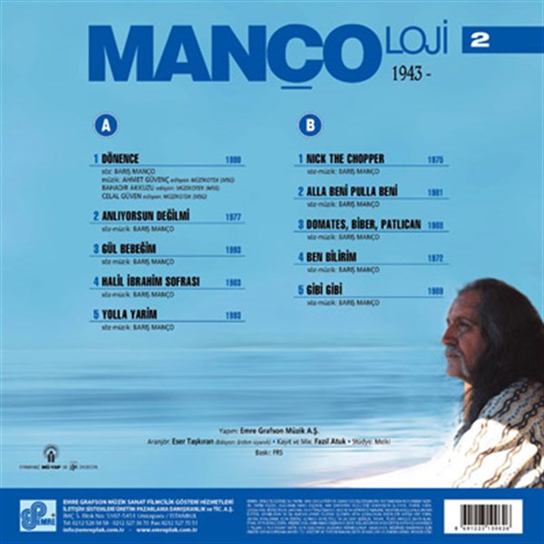 Barış Manço – Mancoloji 2 Plak (plak)