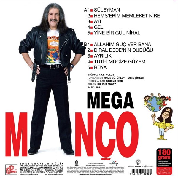 Barış Manço – Mega Manço Plak (rekor)
