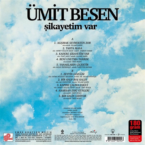 Ümit Besen - Sikayetim Var Plak ( Schallplatte )