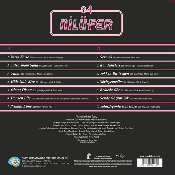 Nilüfer - 84 Plak ( Schallplatte )