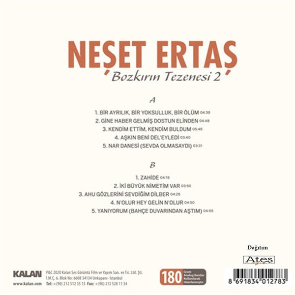 Neşet Ertaş - Bozkırın Tezenesi 2 Plak (rekor)