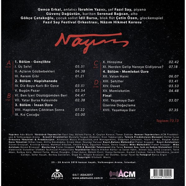 Fazıl Say - Nazım Oratoryosu (2 Plak (2 Records)