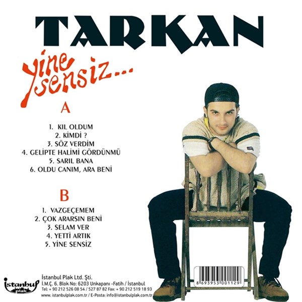 Tarkan - Yine Sensiz Plak (rekor)