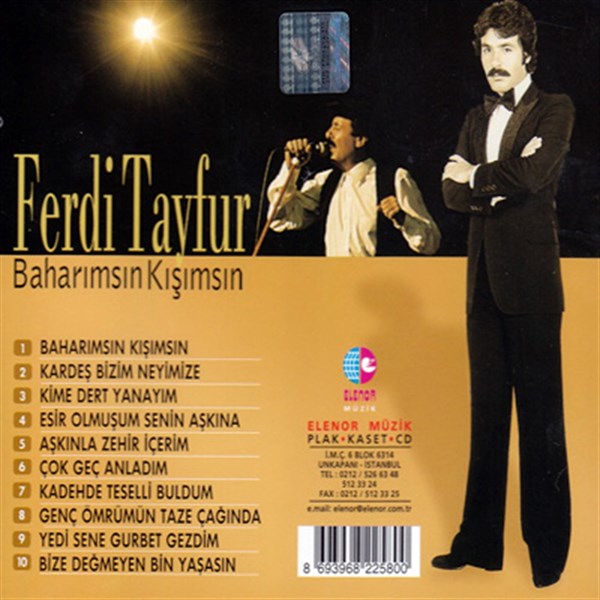 Ferdi Tayfur - Baharımsın Kışımsın (CD)