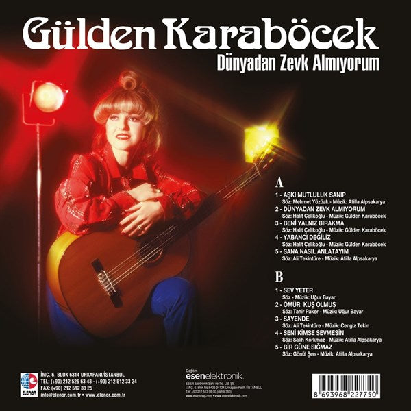 Gülden Karaböcek - Dünyadan Zevk Almiyorum Plak ( Schallplatte )