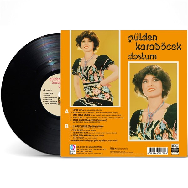 Gülden Karaböcek - Dostum Plak ( Schallplatte )