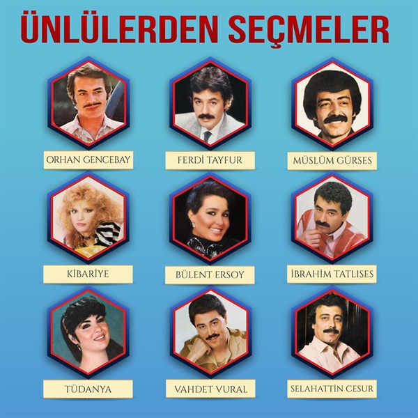 Ünlülerden Secmeler Plak ( Schallplatte )