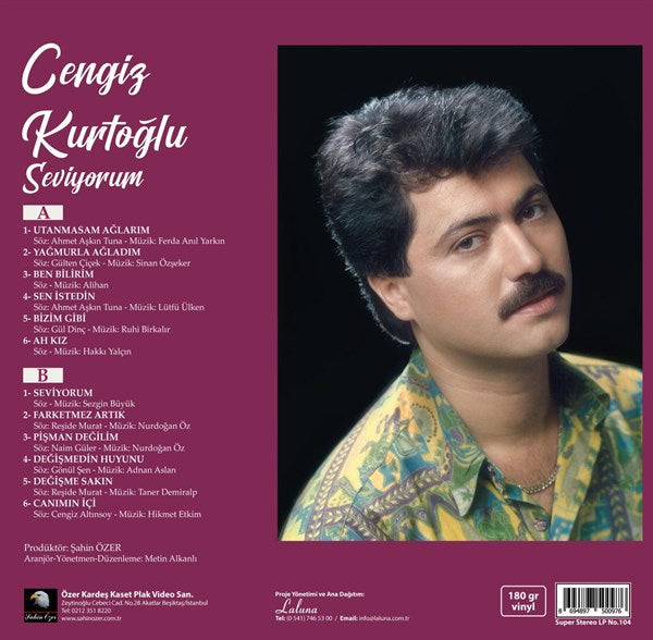 Cengiz Kurtoglu - Seviyorum Plak ( Schallplatte )