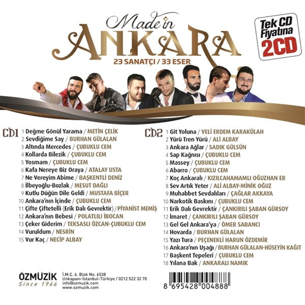 Made in Ankara- 23 Sanatçı / 33 Eser (2CD)