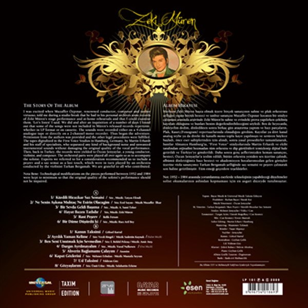 Zeki Müren - Sakli Kayitlar Plak ( Schallplatte )