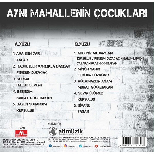 Ayni Mahallenin Çocukları Plak (rekor)