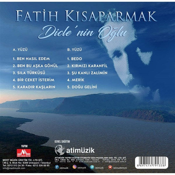 Fatih Kisaparmak - Diclenin Oglu Plak ( Schallplatte )