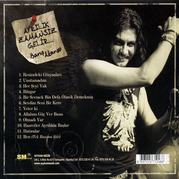 Barış Akarsu - Ayrılık Zamansız Gelir / (CD)