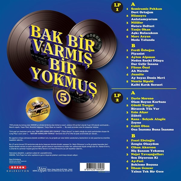 Bak Bir Varmış Bir Yokmuş -5 Plak ( 2 Schallplatten )