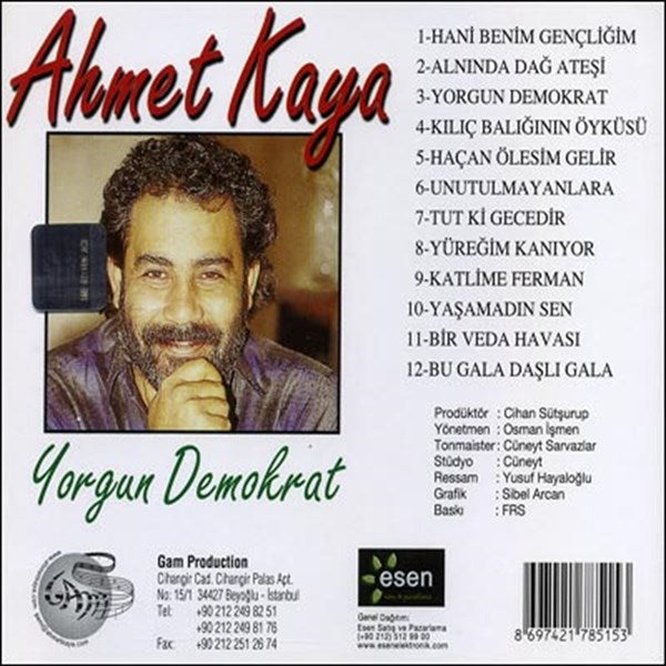 Ahmet Kaya - Yorgun Demokrat (CD)