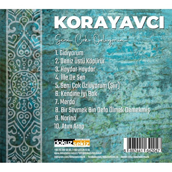Koray Avcı - Seni Çok Özlüyorum / (CD)