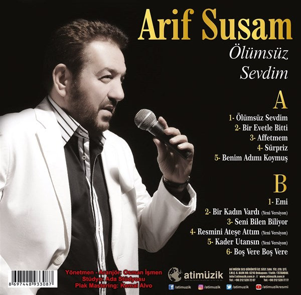 Arif Susam - Ölümsüz Sevdim Plak (plak)