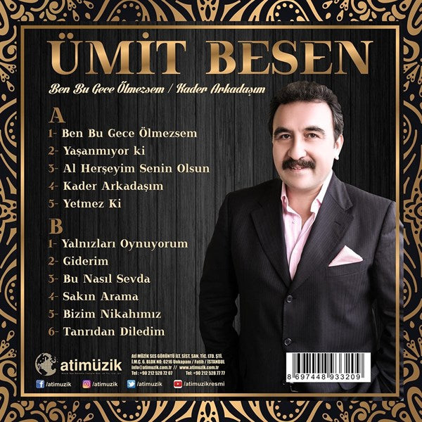 Ümit Besen - Ben Bu Gece Ölmezsem Plak ( Schallplatte )