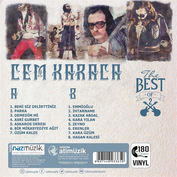 Cem Karaca – The Best Of 2 Plak ( Schallplatte )