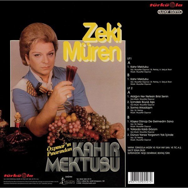 Zeki Müren - Kahir Mektubu (2 Plak ( 2 Schallplatten )