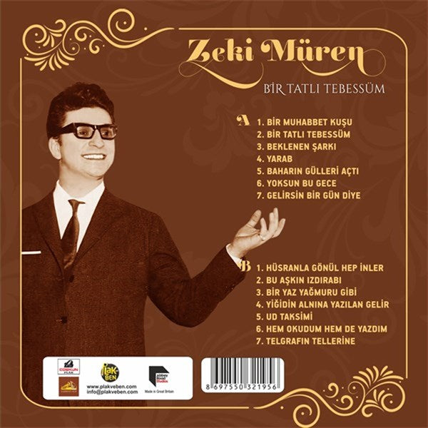 Zeki Müren - Bir Tatli Tebessüm Plak ( Schallplatte )