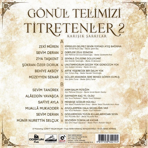 Gönül Telimizi Titretenler 2 Plak Schallplatte