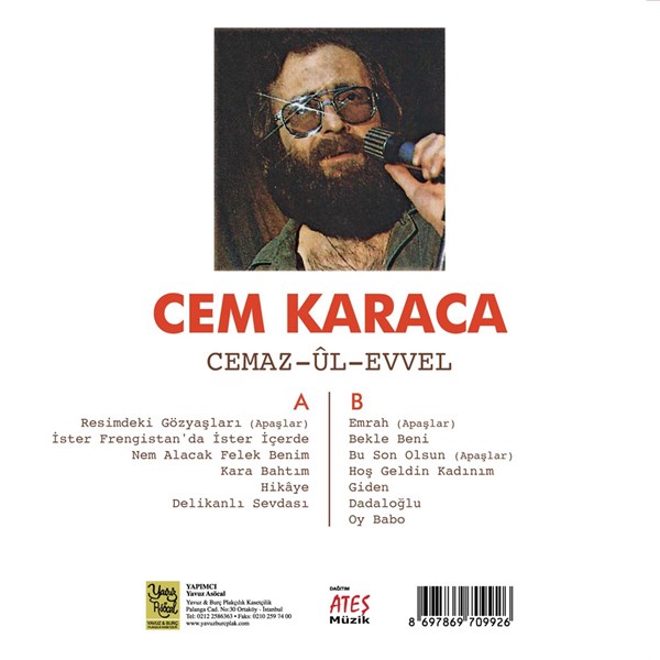 Cem Karaca – Cemaz Ül Evvel Plak (kayıt)