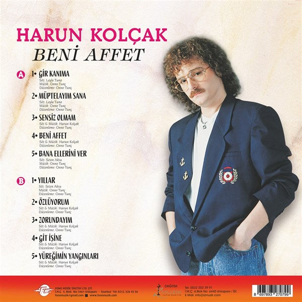 Harun Kolcak - Beni Affet Plak (kayıt)