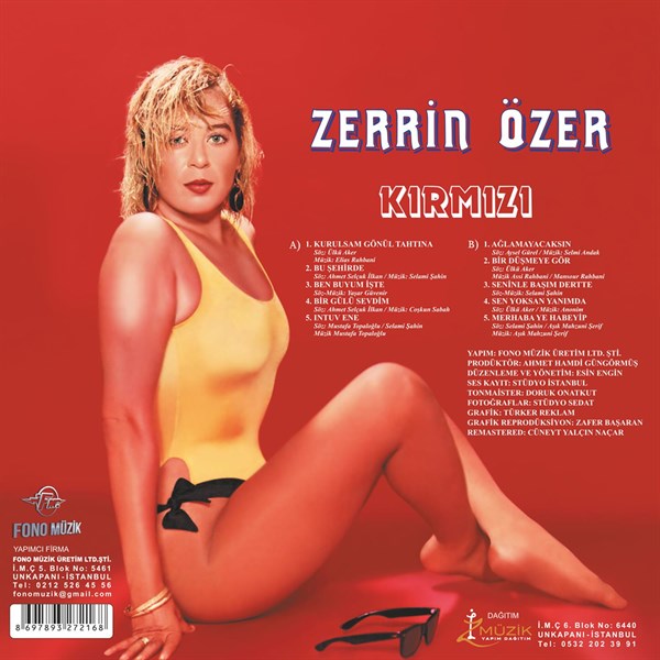Zerrin Özer - Kirmizi Plak ( Schallplatte )