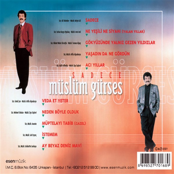 Müslüm Gürses - Sadece (CD)