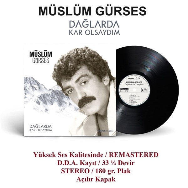 Müslüm Gürses - Dağlarda Kar Olsaydım Plak ( Schallplatte )