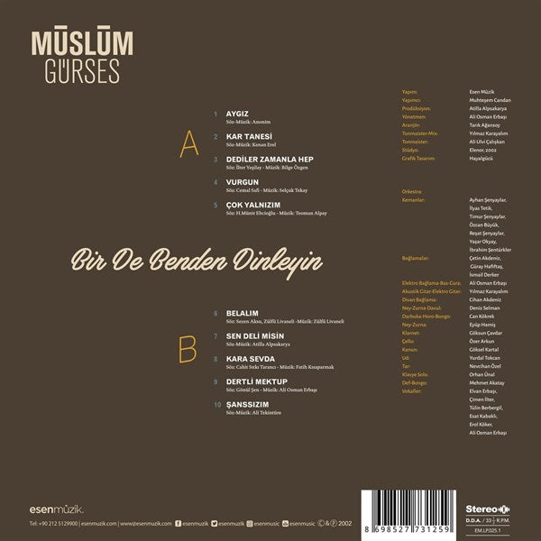 Müslüm Gürses - Bir De Benden Dinleyin (kayıt)