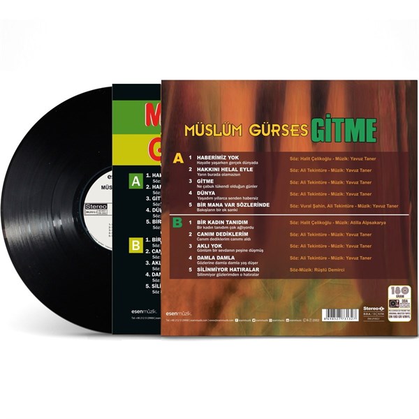 Müslüm Gürses - Gitme Plak ( Schallplatte )