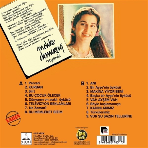 Melike Demirağ - 79 Yılında Plak (rekor)