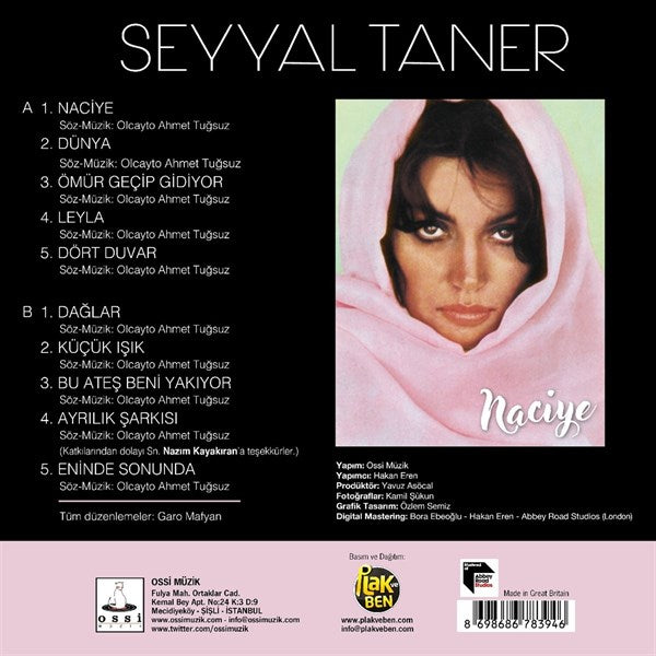 Seyyal Taner - Naciye Plak (kayıt)