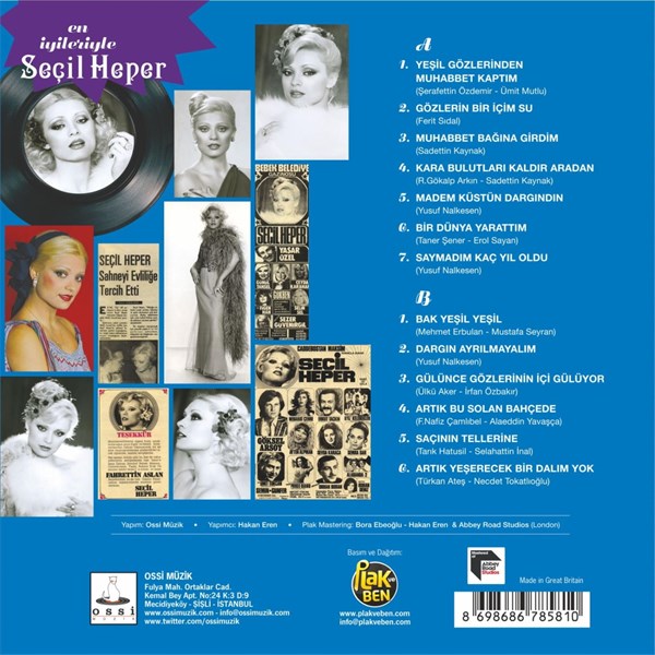 Secil Haper - En Iyileriyle Plak ( Schallplatte )