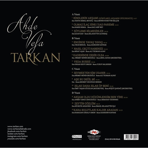 Tarkan - Ahde Vefa (2 Plak ( 2 Schallplatten )