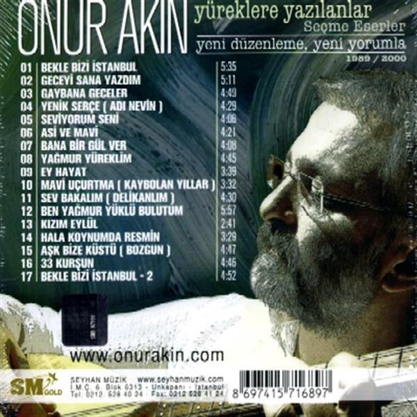 Onur Akın - Yüreklere Yazılanlar (CD)