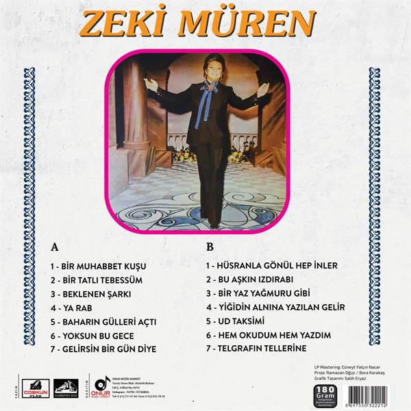 Zeki Müren - Bir Tatlı Tebessüm / Beklenen Şarkı (Plak)