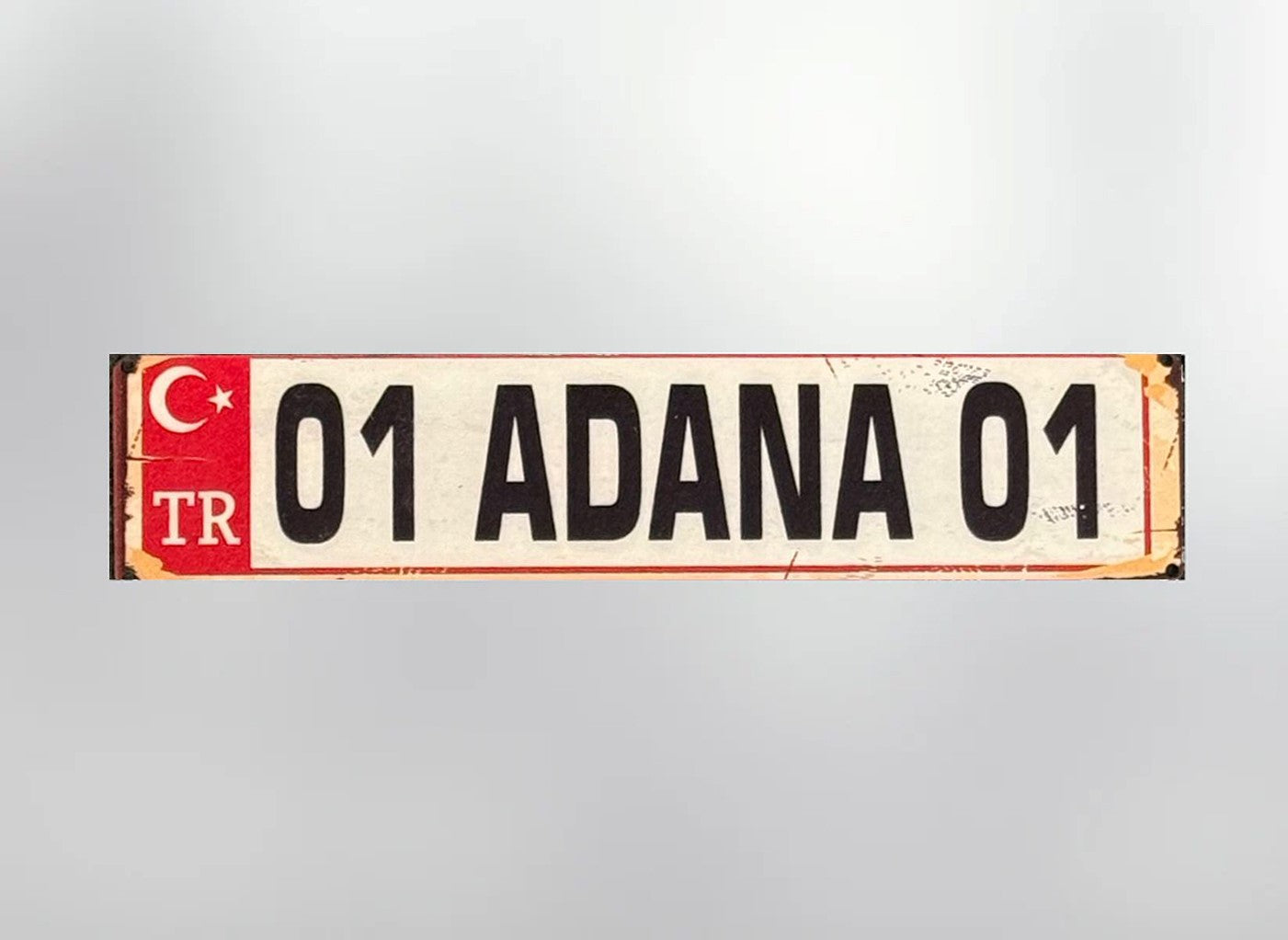 01 Adana Plaka / Kennzeichen