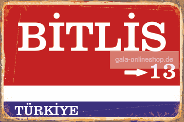 13 Bitlis Şehir Tabela