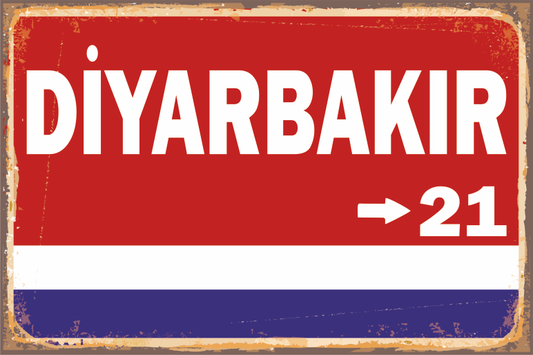 21 Diyarbakir Şehir Tabela