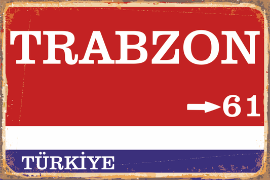 61 Trabzon Şehir Tabela