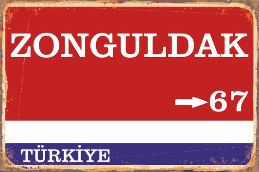 67 Zonguldak Şehir Tabela